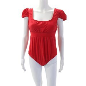 Morada Blue Womens The Nancy One Piece Bathing Suit Red Size Extra Large